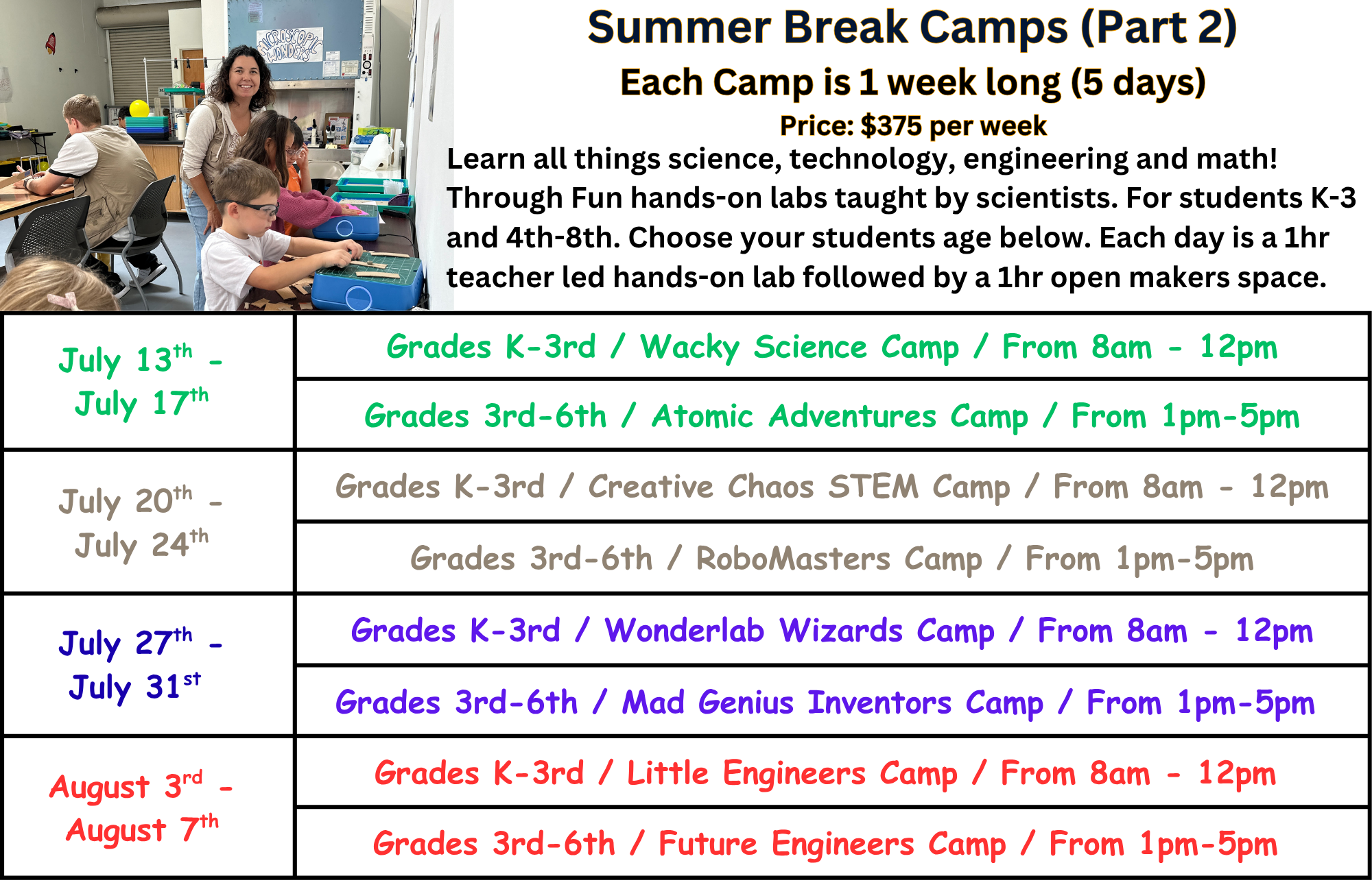 Website camp schedules (2)